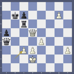 Where did the black queen go now?