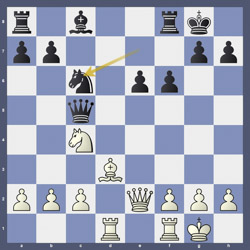 Position after Black's 15th move