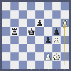Where did the Black rook move?