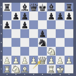Position after White's 22nd move